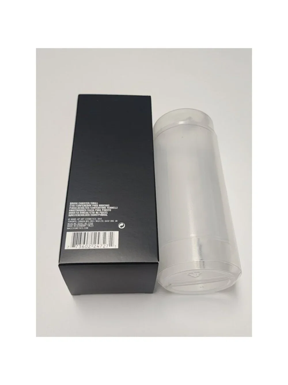 MAC Brush Canister Small Adjustable Makeup Brush Holder Case EMPTY